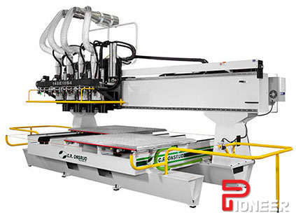 Onsrud #194E, CNC router, 60" x 194" table, 82" X, 236" Y, 12" Z, 18 HP, 24000 RPM, 12 side mount tool changer - Image 4