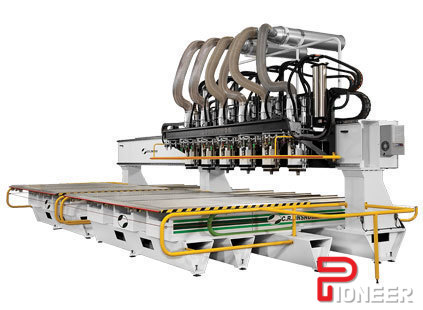 Onsrud #194E, CNC router, 60" x 194" table, 82" X, 236" Y, 12" Z, 18 HP, 24000 RPM, 12 side mount tool changer - Image 5