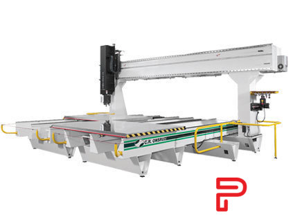 Onsrud #194E, CNC router, 60" x 194" table, 82" X, 236" Y, 12" Z, 18 HP, 24000 RPM, 12 side mount tool changer - Image 8