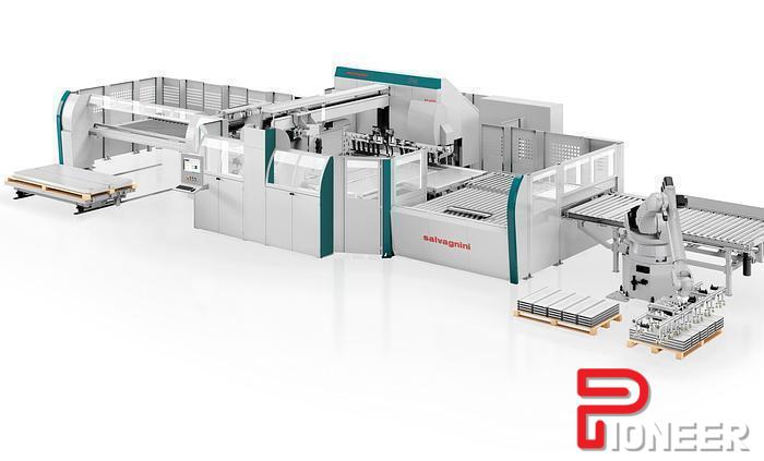 Salvagnini #P4Lean-3816, panel bender, 151.57" L x 6.5" H bending, 157" L x 60" width sheet, 660 kN bending - Image 3