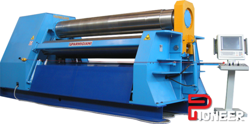 10' x 1.563" Parmigiani #VBH-10/460, 4-roll double pinch plate bending roll, hydraulic, 460 HP, 18.11" roll - Image 3