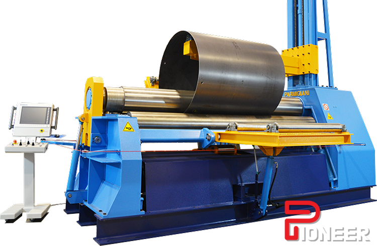 96" x .63" Parmigiani #VBH-2600-16, 4-roll plate bending roll, hydraulic, 11.42" roll diameter, new - Image 1
