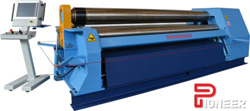 96" x .63" Parmigiani #VBH-2600-16, 4-roll plate bending roll, hydraulic, 11.42" roll diameter, new - Image 2