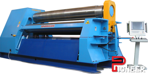 96" x .63" Parmigiani #VBH-2600-16, 4-roll plate bending roll, hydraulic, 11.42" roll diameter, new - Image 3