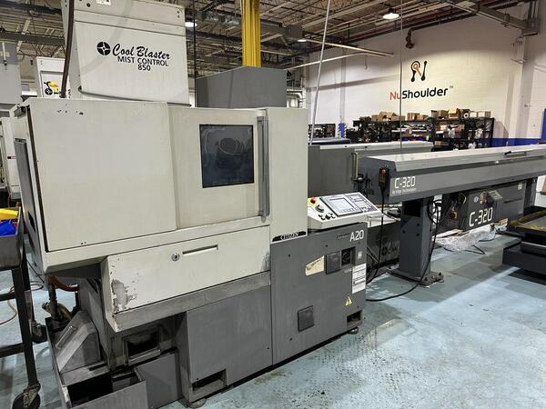 Citizen #A20-VII-2F7PL, CNC swiss lathe, .75