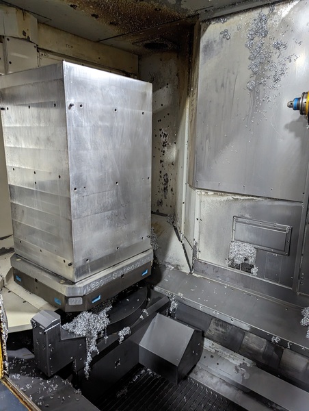 Makino #A88, 4-Axis FMX CNC horizontal machining center, 35.4" X, 31.4" Y, 38.1" Z, 18000 RPM, 188 automatic - Image 6