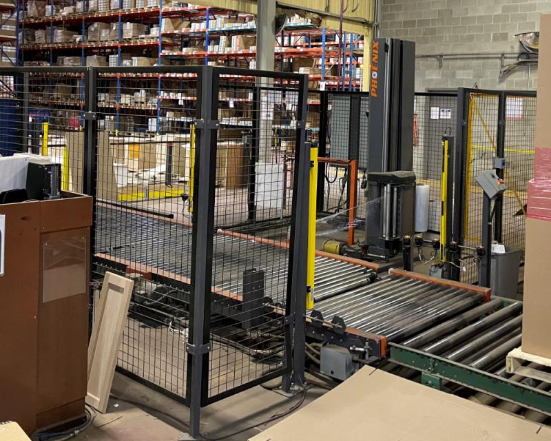 Phoenix #PHP-2100, Auto Stretch Wrapping Machine, 35 loads/hr, 4000 lb. turntable capacity, 50" L x 50" width - Image 1