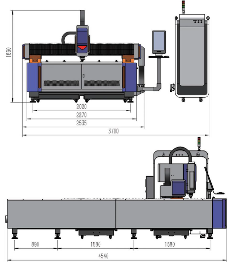 Fiber Laser 3000 watt flatbed open CNC Laser- FINANCING AVAIL. We sell ALL MAJOR Fiber laser manufacturers - Image 4
