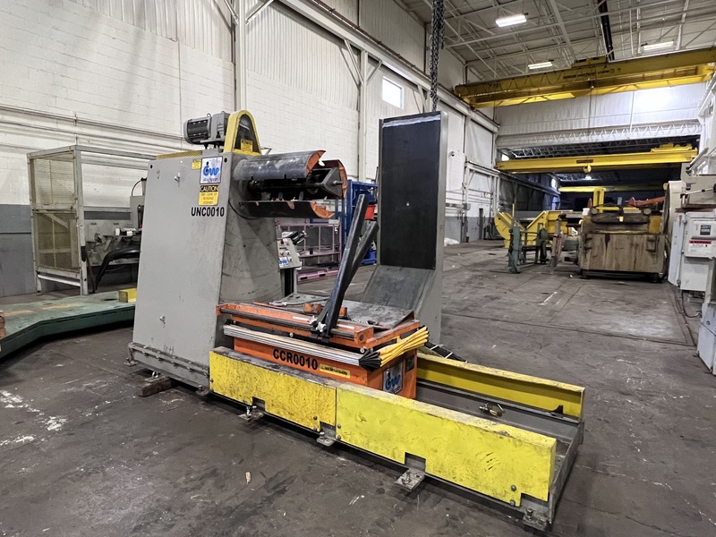 10000 lb. CWP, 24" x .093" servo feed line, 72" OD, 15.5"-20.5" ID, (5) 2.25" diameter roll, 100 FPM, 2013 - Image 2