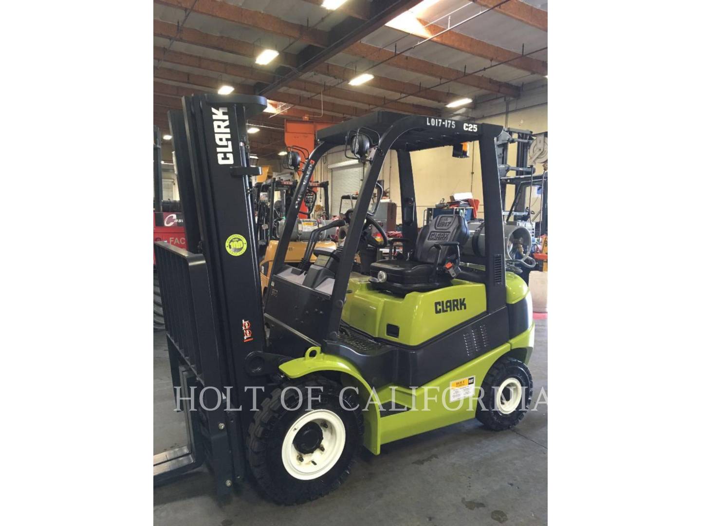Clark C25L, Forklift, 3246 hours, S/N: P232L00578300, 2017 - Image 1