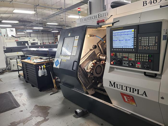 Eurotech #B465-T3-Y3-Multipla, 20" swing, 8" chuck, 2.5" bar, 37.5" centers, 12' barfeed, Fanuc 31iB, 2020 - Image 2