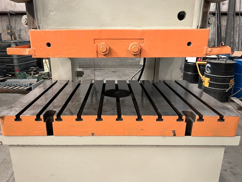 150 Ton, Bliss #C-150, OBI, 6" stroke, 18" Shut Height, 50" x30" bed, 4.5" adj, 70 SPM, air clutch & brake - Image 8