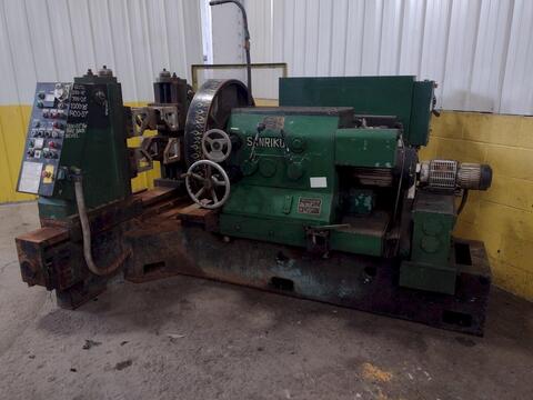 Sanriku #YS-800, heavy duty pipe facing machine, Stock 17948 - Image 7