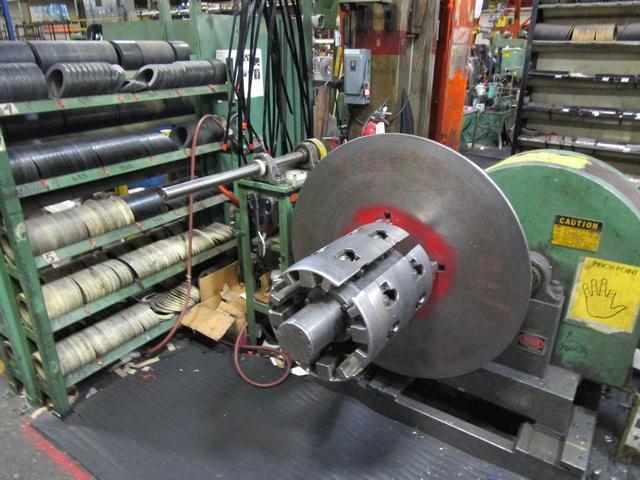 8" x .062" Stanat Design slitting line w/banding line, 2000 lb., mandrel uncoiler, slitting head - Image 2