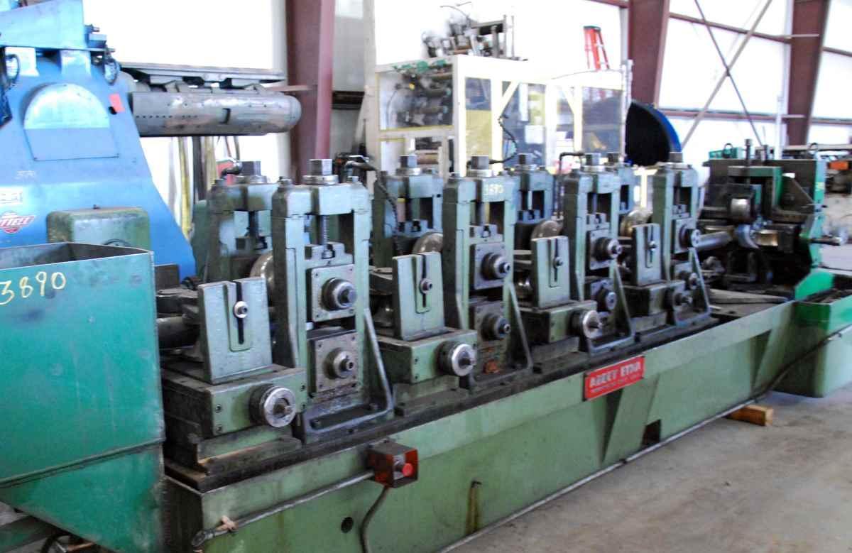 6" x .12" Abbey Etna #6SXU, tube mill, forming mill, welding section, sizing mill, tooling - Image 2