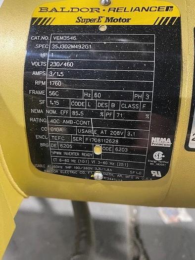 3M Matic #28600, 77A adjustable case sealer, 1 HP, serial #5464 - Image 4