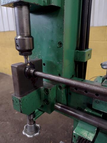 4-1/8" x 48" Carson #CHP-1H, tube end punch forming machine, hydraulic, #17891 - Image 7