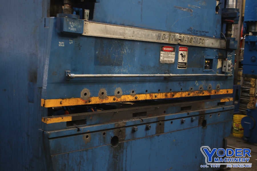 175 Ton, Niagara #HD175-8-10, hydraulic brake, 10' overall, 102" between housing, 5" stroke, 1981 - Image 3