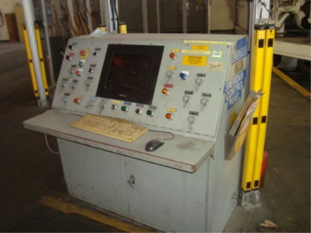 Sheridan #TC-L300/90-R, CNC stretch forming press w/DeMott 3423 CNC controller - Image 6