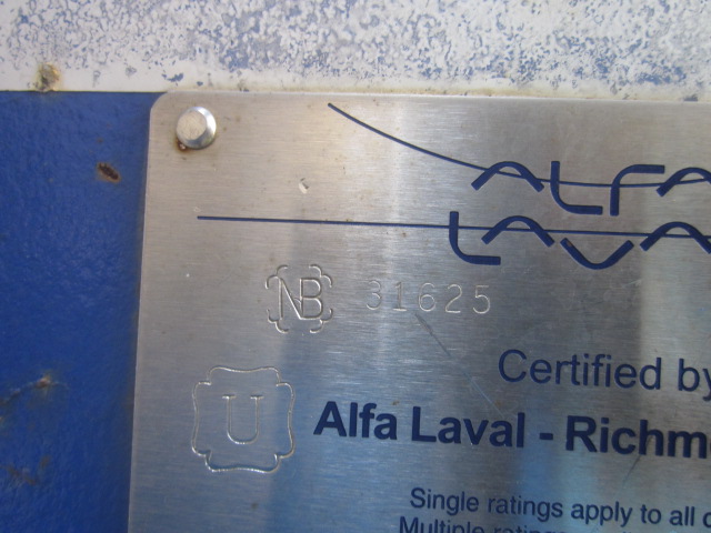 12580 sq.ft., Alfa-Laval, TL35-BFD, 811 plates x .02", 185 psi, (2)14" inlets, (2)14" outlets, 2012 - Image 4