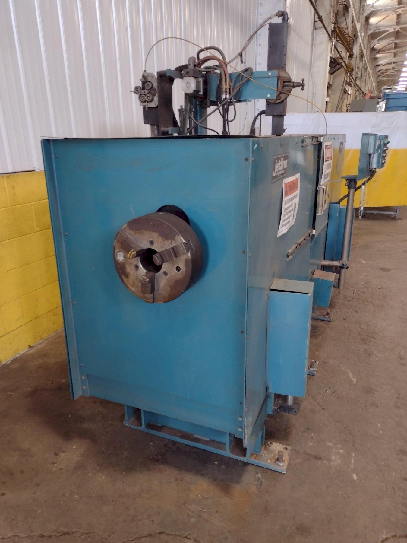 4" Jetline #PLC-76406, automatic pipe & tube welder, 13" chk, 3-jaw, 2.5 HP, 4000 RPM, 2008 - Image 5