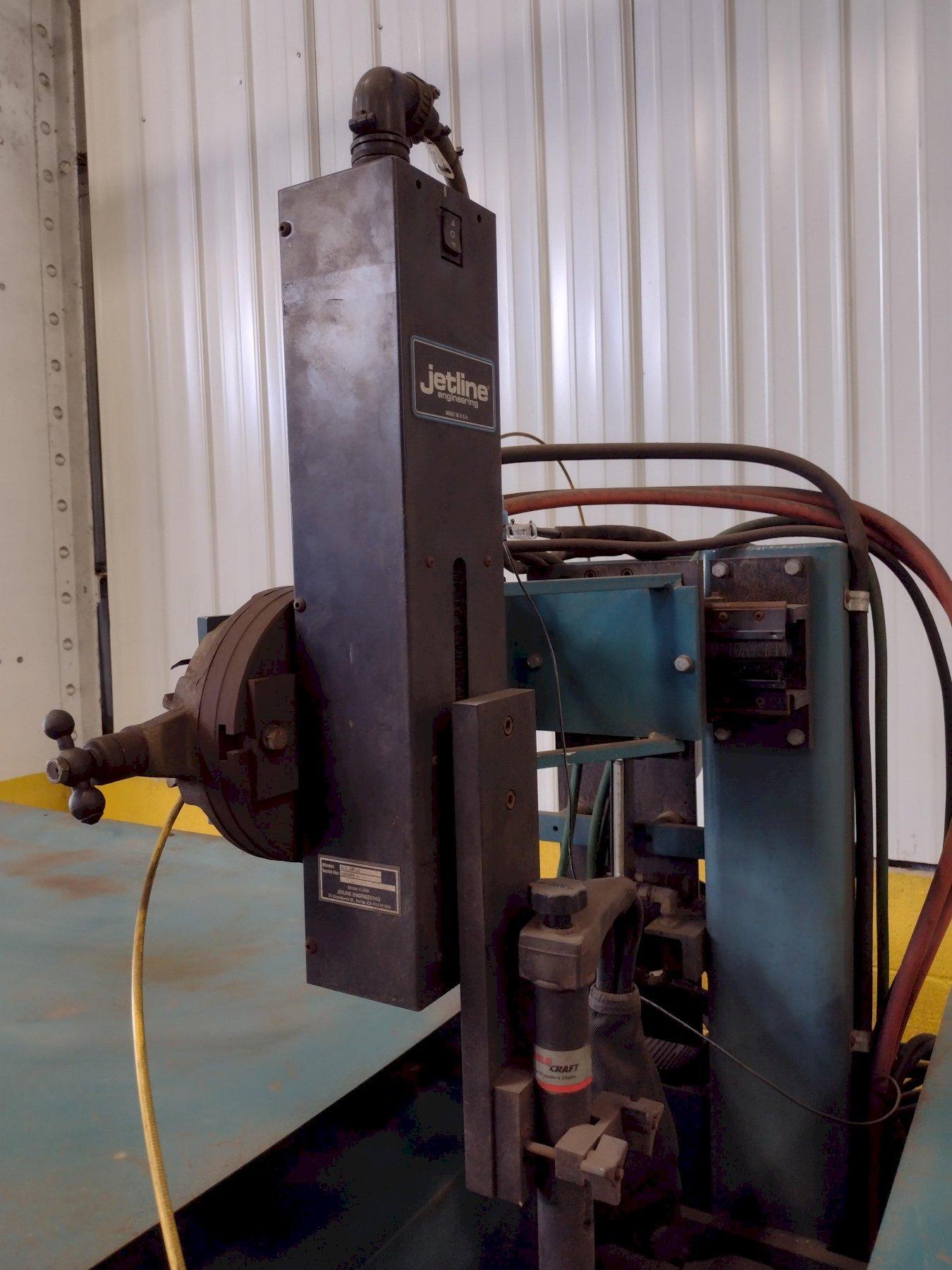 4" Jetline #PLC-76406, automatic pipe & tube welder, 13" chk, 3-jaw, 2.5 HP, 4000 RPM, 2008 - Image 9