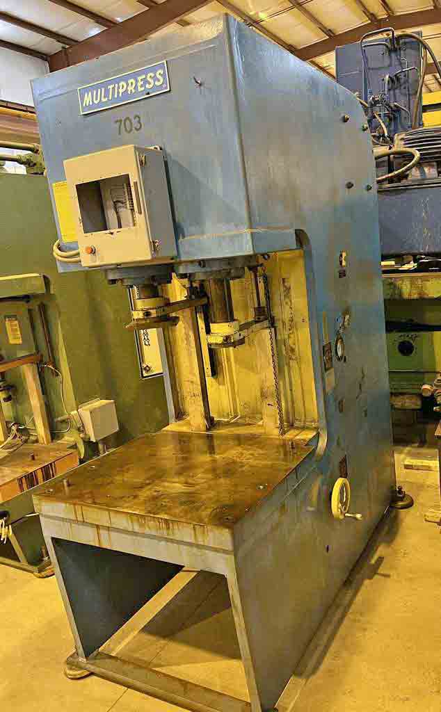 25 Ton, Multipress #C-592-E, C-frame press, dual ram - Image 2