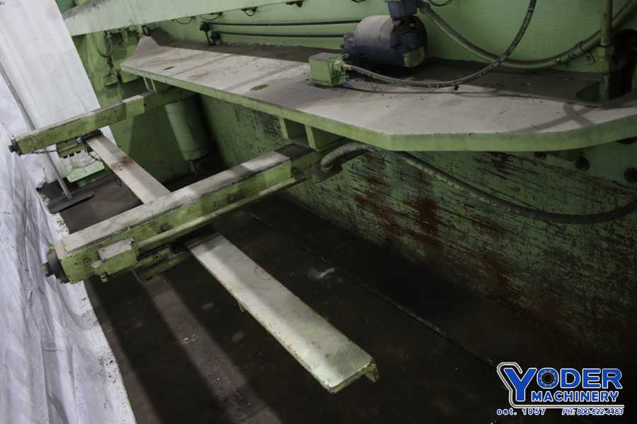 1/4" x 10' Pexto #10UH25, hydraulic shear, 36" front operated power back gauge, 20 HP, single & continuous - Image 6