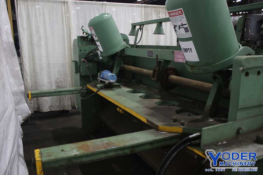 1/4" x 10' Cincinnati #2CC10, power squaring shear, 36" front operated power back gauge, 13 hold downs, #76284 - Image 8