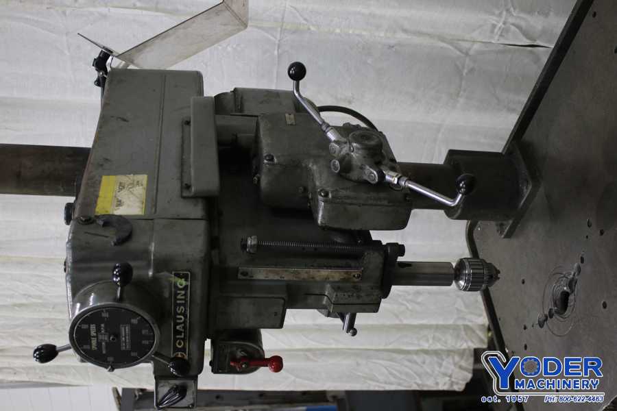 10" Clausing #2287, single spindle drill, 40" x24" table area, 1.5 HP, #76296 - Image 3