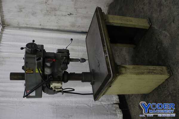 10" Clausing #2287, single spindle drill, 40" x24" table area, 1.5 HP, #76296 - Image 9