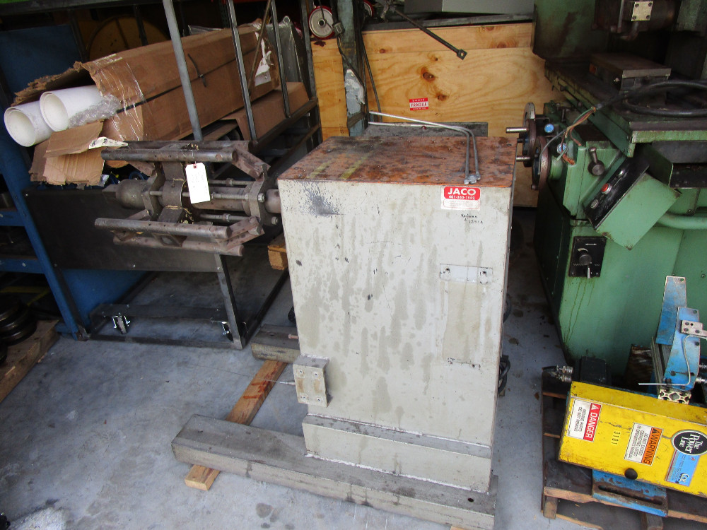 3000 lb. Jaco #JTWR-3016, motorized uncoiler, 16" width, 15"-18" ID, 54" outside dimensions, s/n #89611585 - Image 1