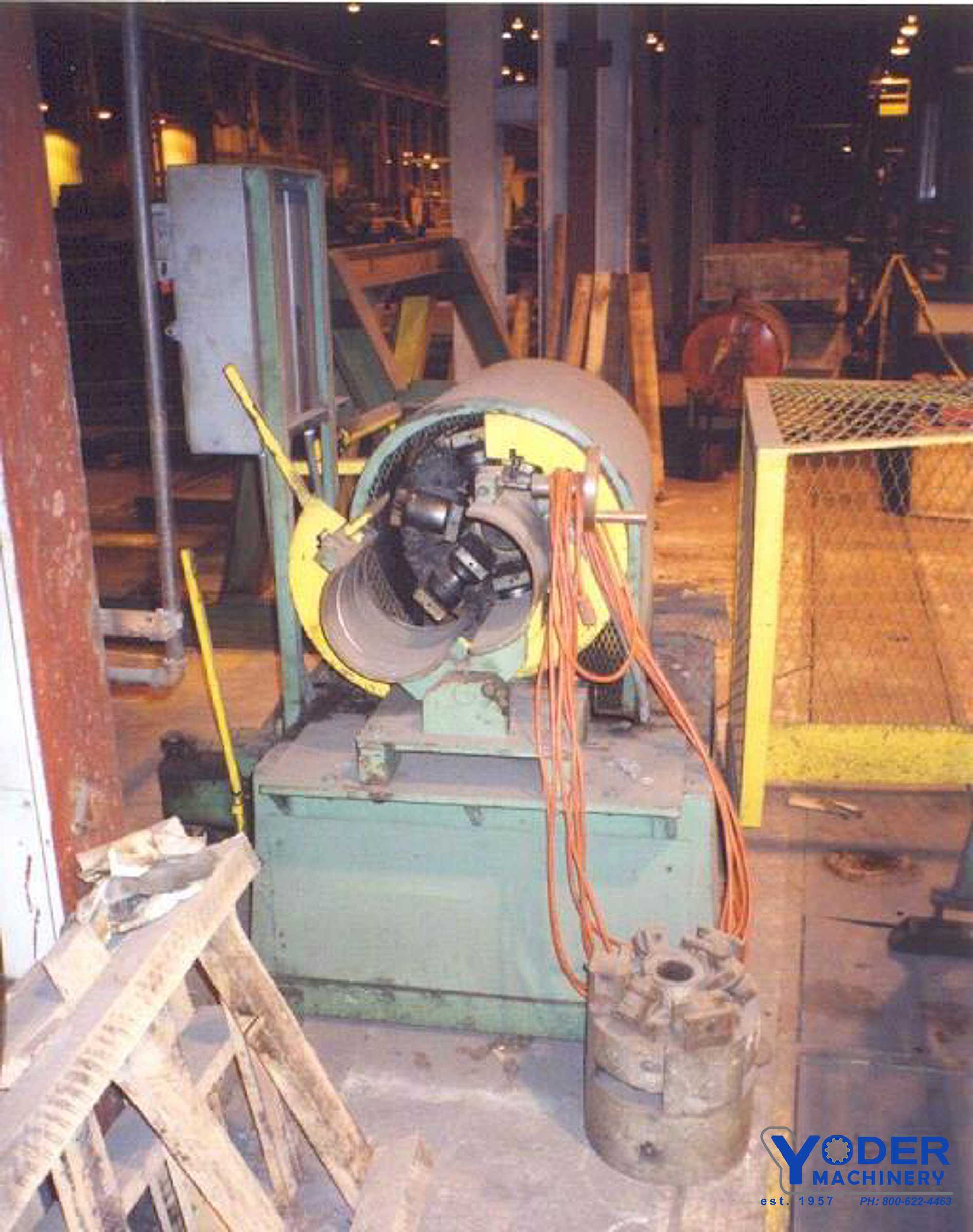9" Custom spiral tube flanger, 6 head rollers, inline hydraulic system, air lines, #18774 - Image 2