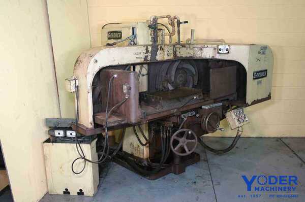 No. 18x034 Gardner, hydraulic face grinder, 14" x34" table, 18" segmented wheel, 1.5 HP, #18404 - Image 2