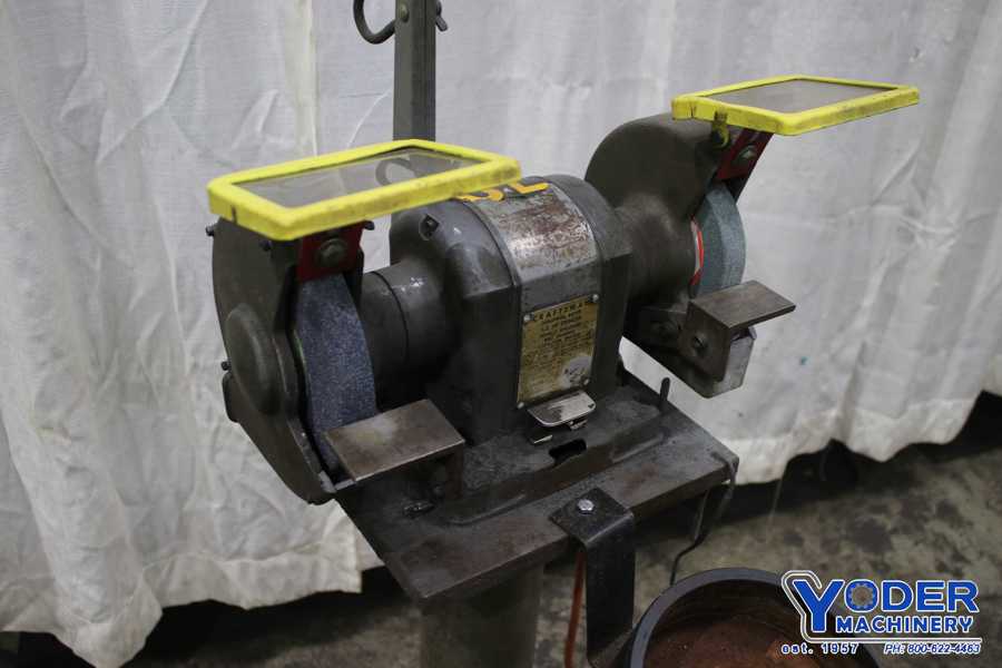 Craftsman #395, double end grinder, 8" dia x 1" width wheel, work light, 1/2 HP, #76298 - Image 1