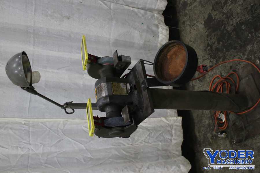 Craftsman #395, double end grinder, 8" dia x 1" width wheel, work light, 1/2 HP, #76298 - Image 2