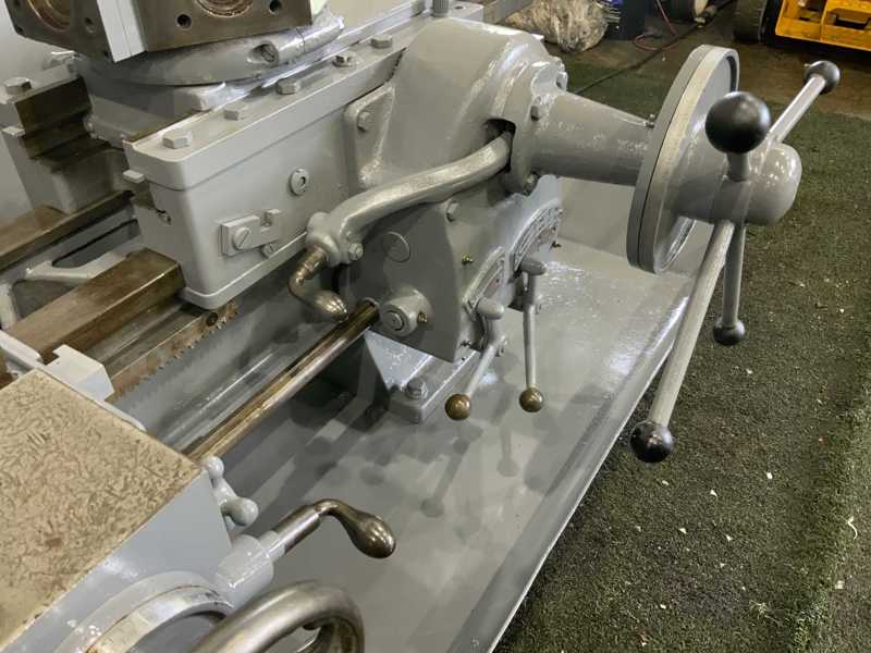 No. 5 Warner & Swasey, M2250 Square head, ram type turret lathe, 20" swing, 20/10 HP, #73005 - Image 8