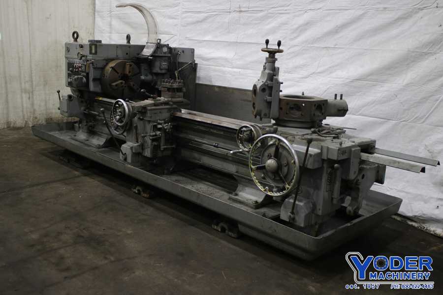 No. 2A Warner & Swasey, M3470, long bed turret lathe, 21-1/2" swing, 16-1/4" swing over cross slide, #75971 - Image 2