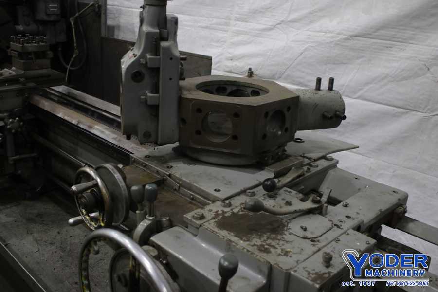 No. 2A Warner & Swasey, M3470, long bed turret lathe, 21-1/2" swing, 16-1/4" swing over cross slide, #75971 - Image 3