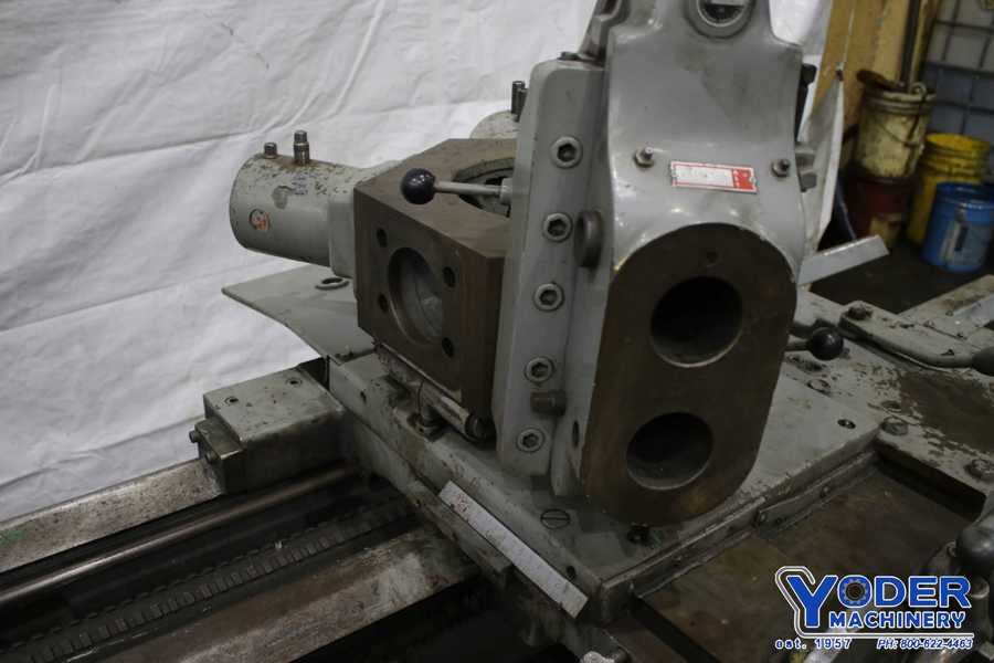 No. 2A Warner & Swasey, M3470, long bed turret lathe, 21-1/2" swing, 16-1/4" swing over cross slide, #75971 - Image 6