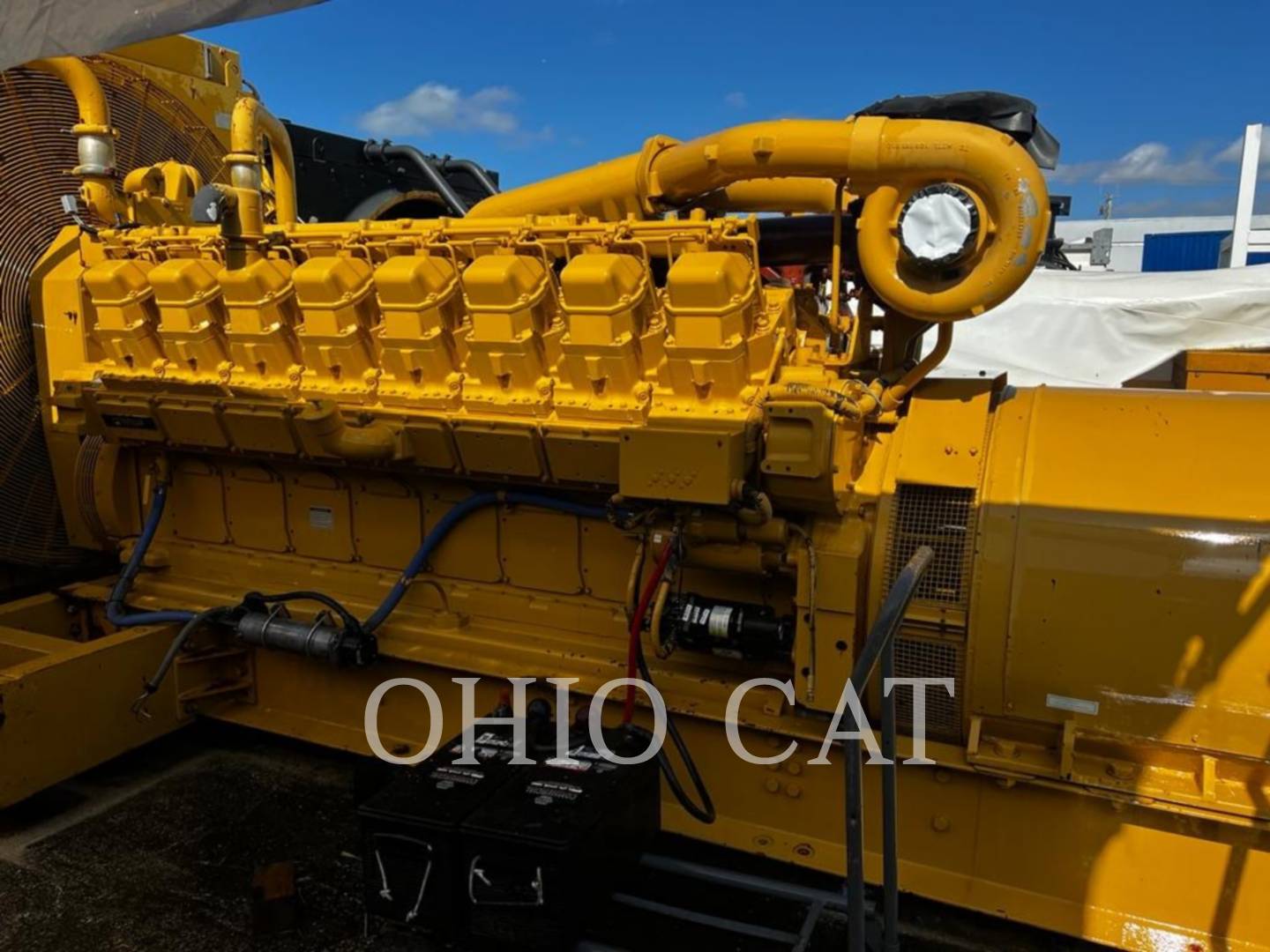 1400 KW Caterpillar 3516, Stationary Generator Set, Diesel, 1500 RPM, 400V, 485 hours, 1990 - Image 1