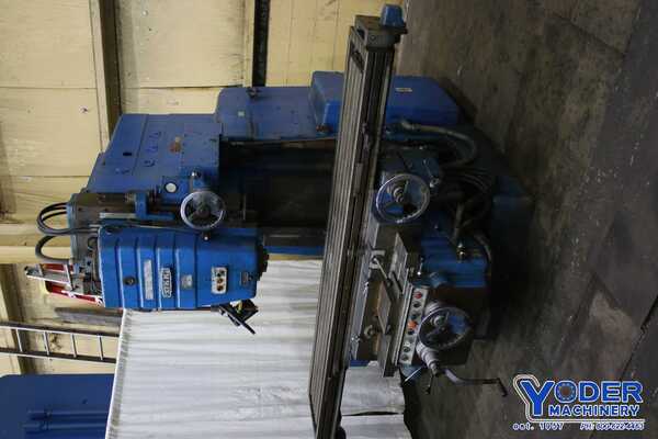 OKK #MDH-5V, vertical mill, 18" x96" table, 30 HP, #50 NS, power draw bar, #76388 - Image 1