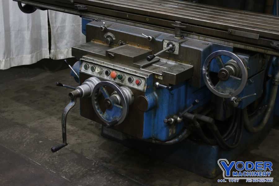 OKK #MDH-5V, vertical mill, 18" x96" table, 30 HP, #50 NS, power draw bar, #76388 - Image 3