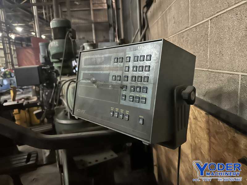 Acer #3VKH, ram type vertical mill, 10" x50" table, 3 HP, 1 shot lube, digital read out, 2003, #62496 - Image 3