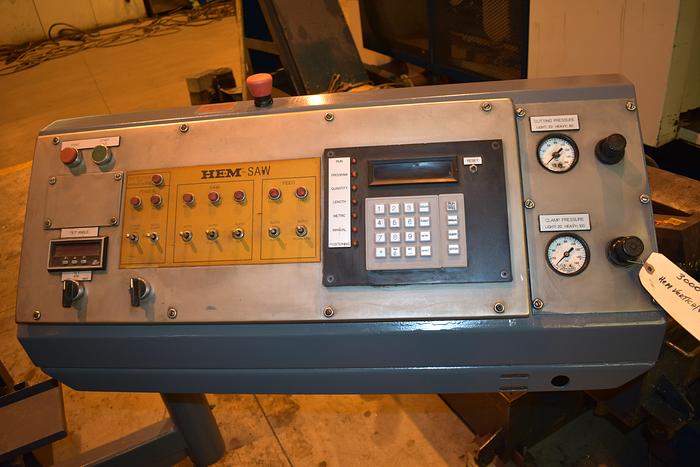 18" x 22" Hem #V100LA-3 tilting head,powered tilting head dsgn,automatic feed system,clamping vises, 5 HP - Image 10