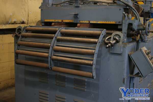 40" x .09" Coil-Matic #9-816-002, straightener, 15 rolls, 5 HP, variable speed, Trabon lube system, #74440 - Image 1