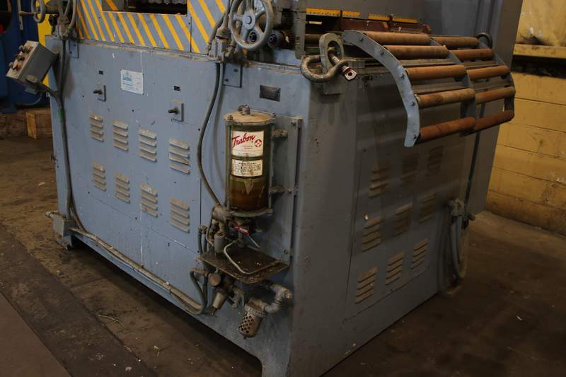 40" x .09" Coil-Matic #9-816-002, straightener, 15 rolls, 5 HP, variable speed, Trabon lube system, #74440 - Image 5