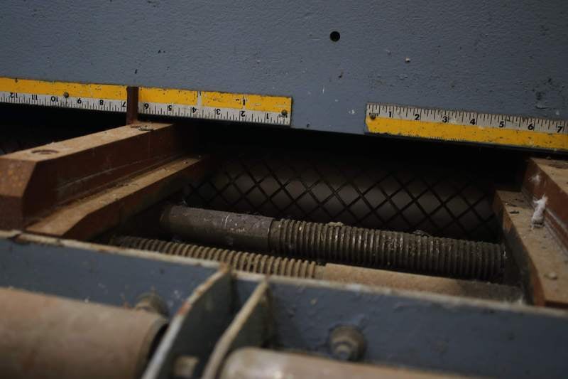 40" x .09" Coil-Matic #9-816-002, straightener, 15 rolls, 5 HP, variable speed, Trabon lube system, #74440 - Image 9