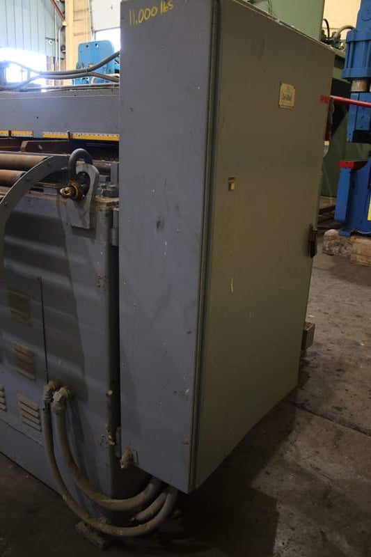 40" x .09" Coil-Matic #9-816-002, straightener, 15 rolls, 5 HP, variable speed, Trabon lube system, #74440 - Image 10