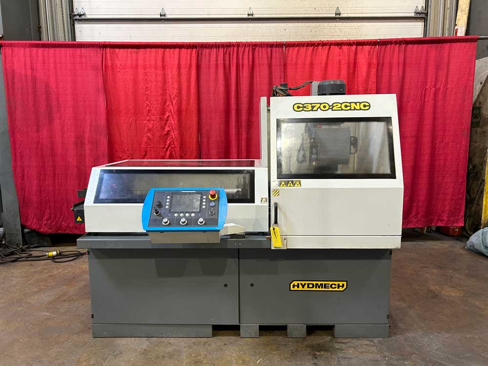 Hyd-mech #C370-2CNC, automatic cold cut saw, 40" programmable stroke, pneumatic clamp (2 vises), programmable - Image 1